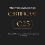 Certificaat – 25 €