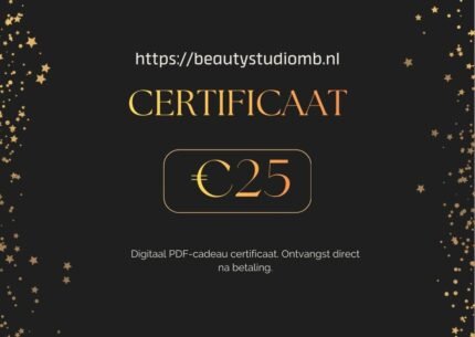 Certificaat – 25 €